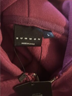 Plum Zip-Up Hoodie
